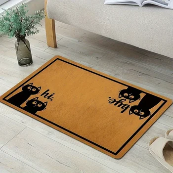 Funny Cats Welcome Doormat 1