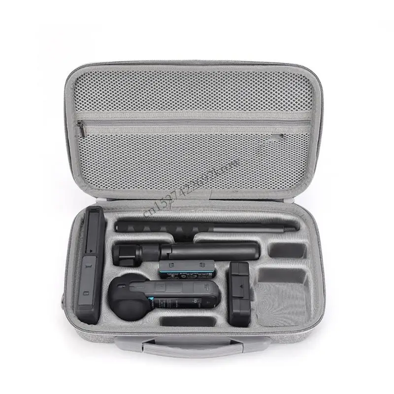 360 360 카메라 용 충격 방지 보호 케이스 두꺼운 EVA 패딩 및 조절 가능한 스트랩 편리한 운반 케이스 R9CB