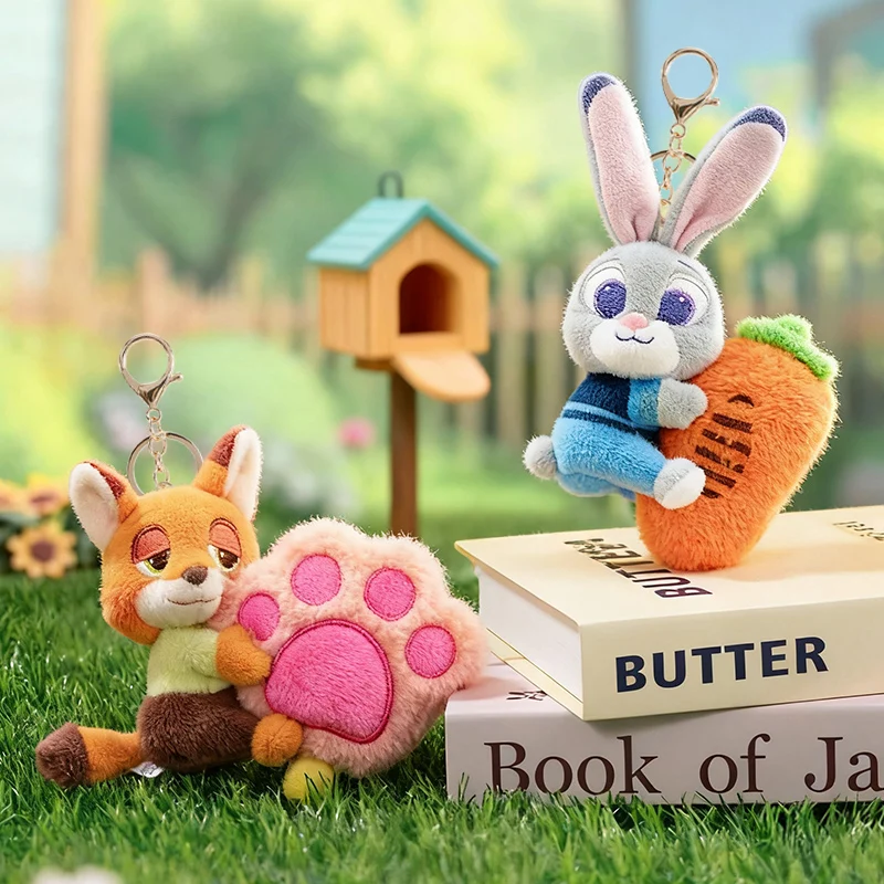 Porte-clés Peluche Zootopie Judy Hopps & Nick Wilde