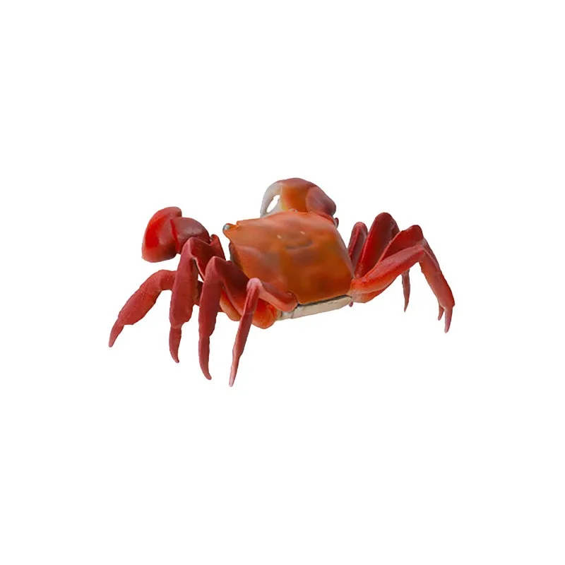 Фото Оригинальная фигурка-краб Bandai Gashapon, фигурка-краб Fiddler Qversion, миниатюрная фигурка животного, модель, игрушки, подарки, коллекционное украшение №5