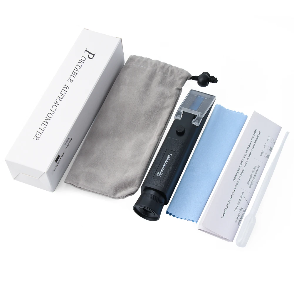 New Specialised 0-80% Alcohol Refractometer ATC Alcohol Content Tester Brew Mete