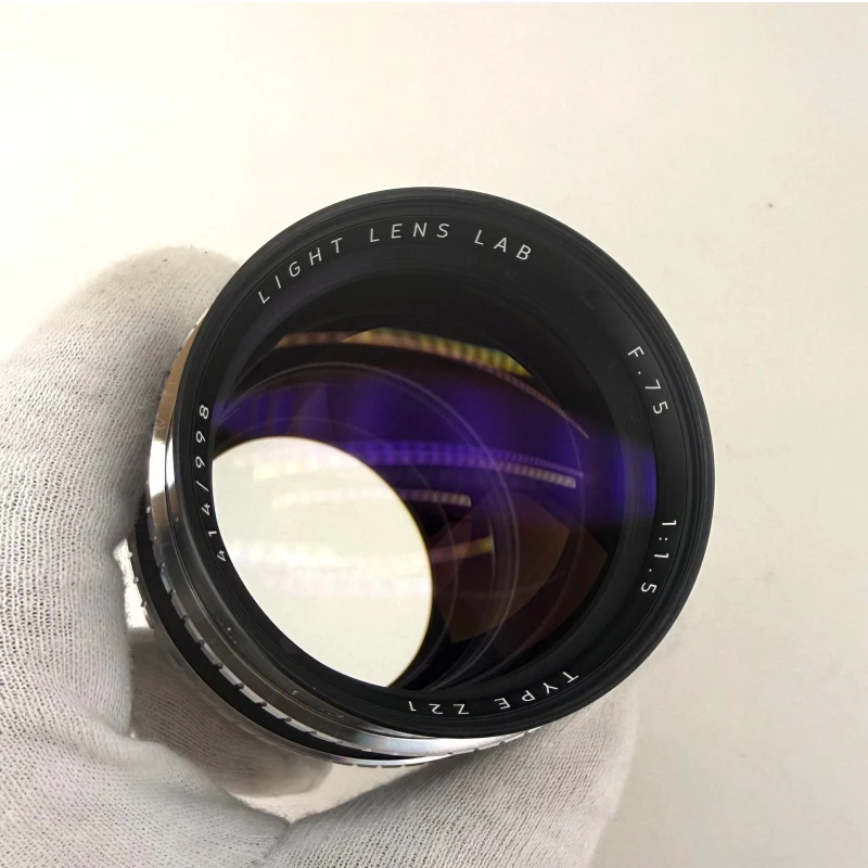 라이트 렌즈 랩 75mm F1.5 렌즈 Z21 무광 블랙 앙제뉴 S21 (라이카 M M3 M6 M9 M10 M240 레인지파인더용) 렌즈 풀 프레임