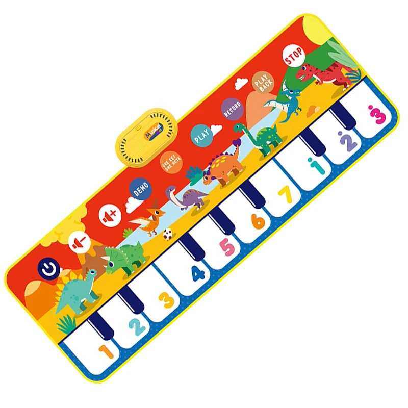 Coolplay – tapis de Piano Musical 110x36cm, pour enfants en bas âge, clavier  de sol, tapis de danse avec 8 sons d'animaux, jouets éducatifs pour bébés -  AliExpress