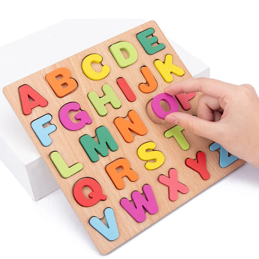 Wooden Alphabet Number Puzzle 6