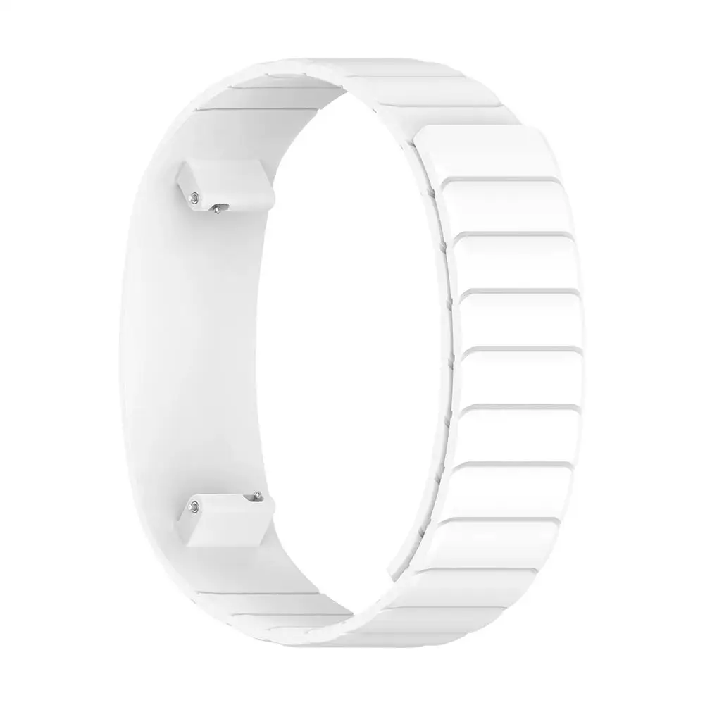Premium Silicone Sport Band with Magnetic Closure - Soft Replacement Wristband Bracelet