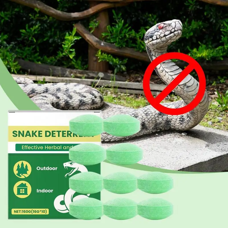 Outdoor Snake Repeller Camping Serpent Prevention Fast-Acting Long-Lasting Snake Repeller For Yard Lawn Garage Garden Camping