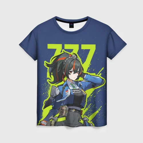 Zenless Zone Zero Ellen Unisex T-shirt 3D Print Men Women short sleeve Tee Top Fashion Crew Neck Anime T shirt
