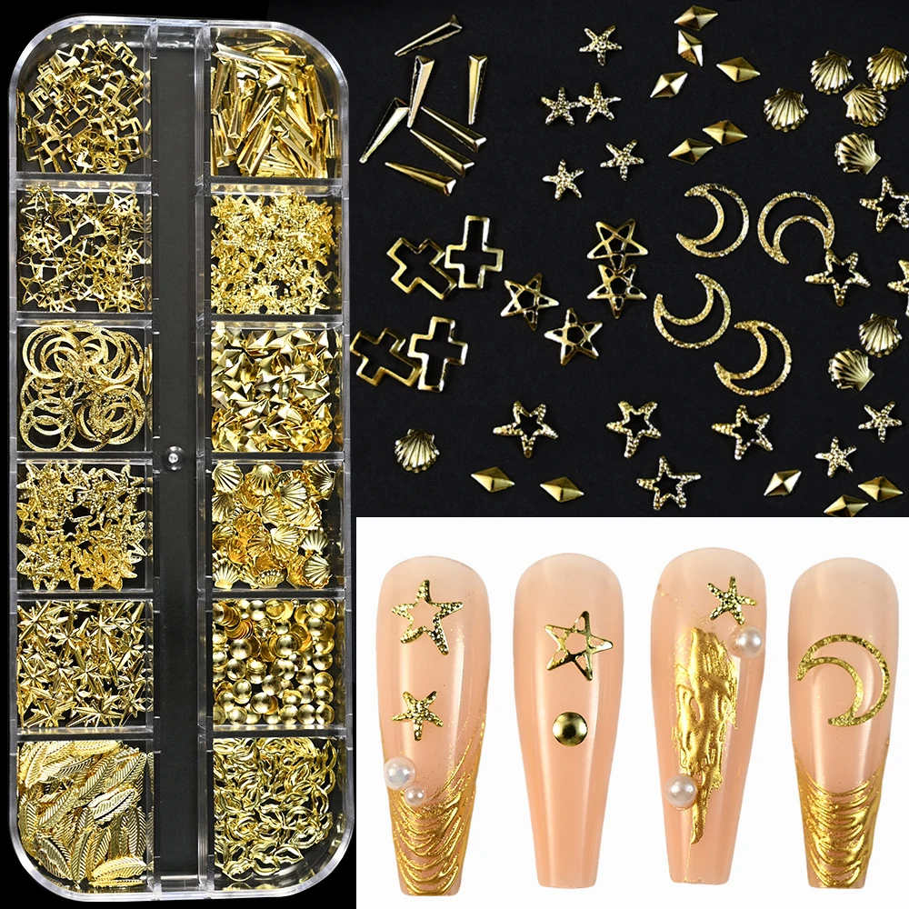 Deluxe Nail Art Rhinestones Kit with Storage Organizer for Stunning Holiday Designs