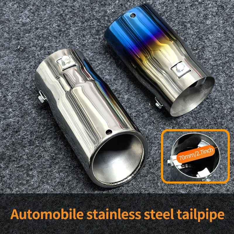 Exhaust Muffler Tip for Mazda 3 Qashqai Renault Clio 5 Car Tailpipe Decor Accessories