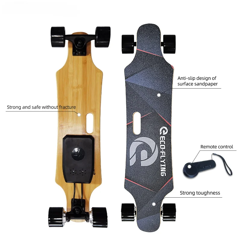 Hub dual motor off road electric skateboard Big Torque Powerful skate