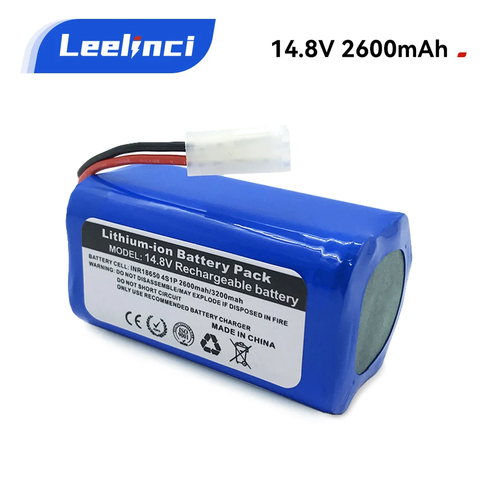 

Leelinci 14.8V Lithium Battery For Xiaomi G1 For Panasonic MC-WRC53 For Phicomm X3 For FLYCO FC9601 FC9602 Robot 18650