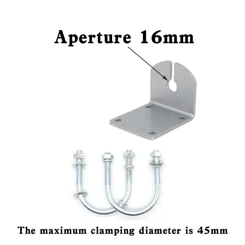 L 자형 U 클립 벽 마운트 야외 유리 섬유 스테인레스 스틸 차량 안테나베이스 일반 고정 홀더 브래킷 발코니 마운트