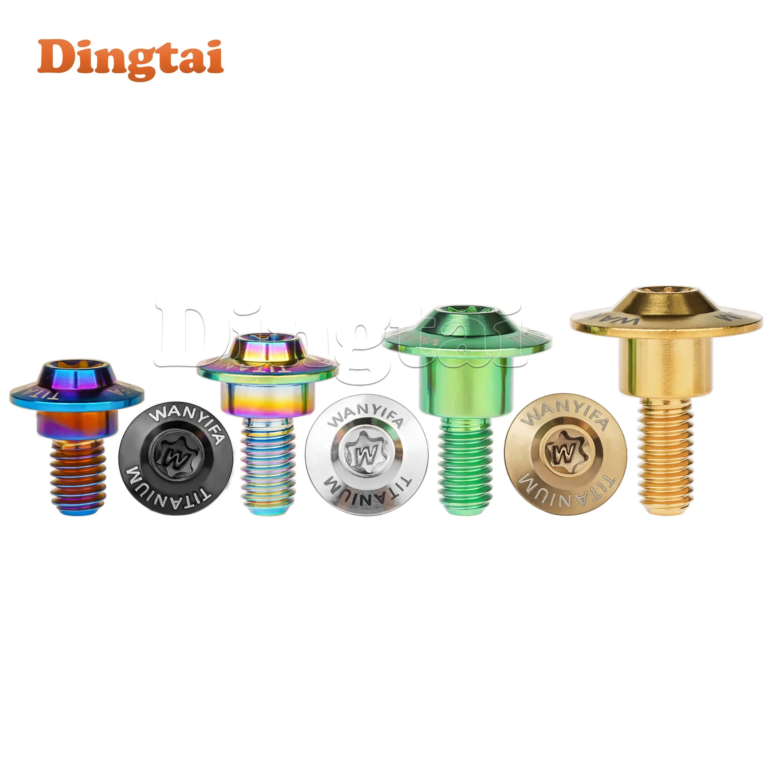 High-Strength Dingtai Titanium Alloy Step Bolt for Electric Motorcycle Side Plate