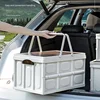 1 Outdoor Camping Storage Box With Handle, 15L Foldable Storage Box, Portable Camping And Picnic Storage Box, Car Luggage 5