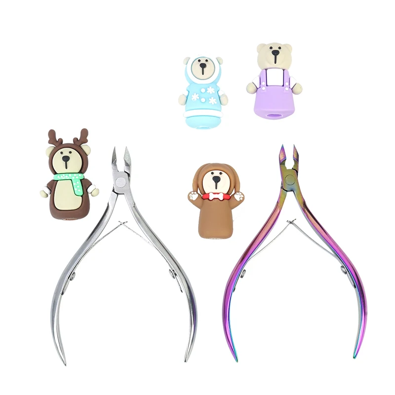 

Nail Art Cuticle Nippers Nails Scissors Clippers Trimmer Dead Skin Remover Pedicure Stainless Steel CuttersTools Manicure