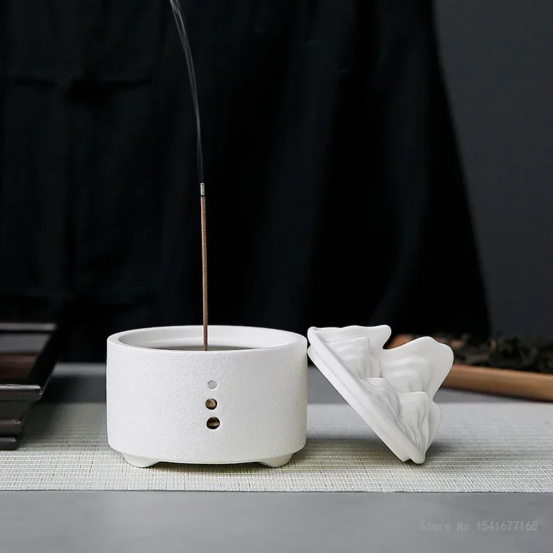 Creative Mountain Shape Aromatherapy Furnace, Home Indoor Incense Burner Zen Tea Ceremony Desktop Decoration Incense Burner, 1Pc