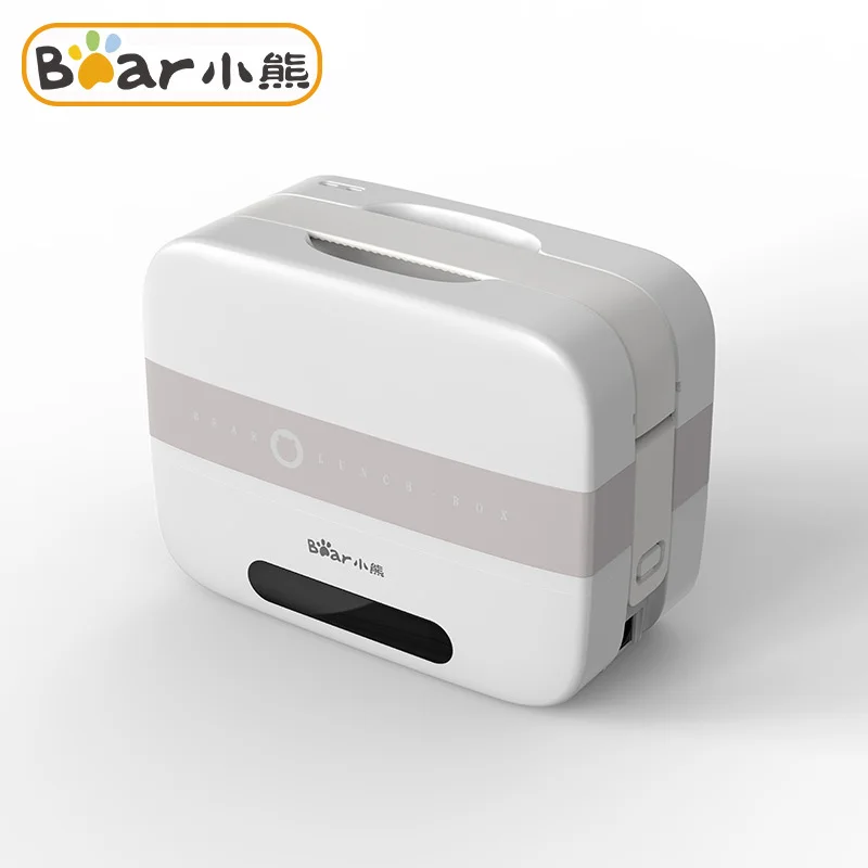 

Bear Heated Lunch Box Electric Lunch Box Insulated Lunch Box Portable Hot Lunch Box for Office Workers To Steam Rice on The Go