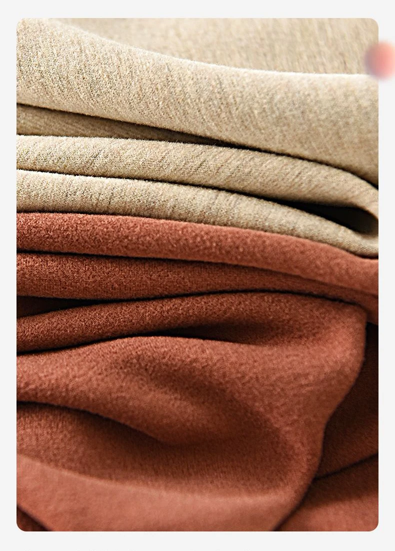 Damen Thermo-Tops Wolle Seide Thermo-Unterwäsche Nahtlose Heizung Winter Herbst Kleidung Samt Liner Mid-Kragen Bottoming Shirt – Detail 12
