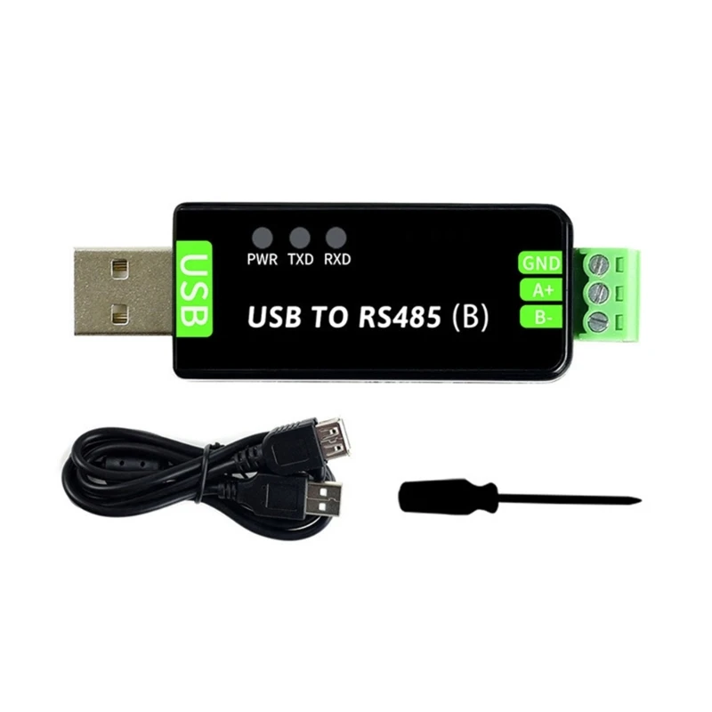 

Waveshare USB to RS485 Serial Converter RS485 Communication Module 300-921600Bps Built-in ESD Protection Circuit R2LB