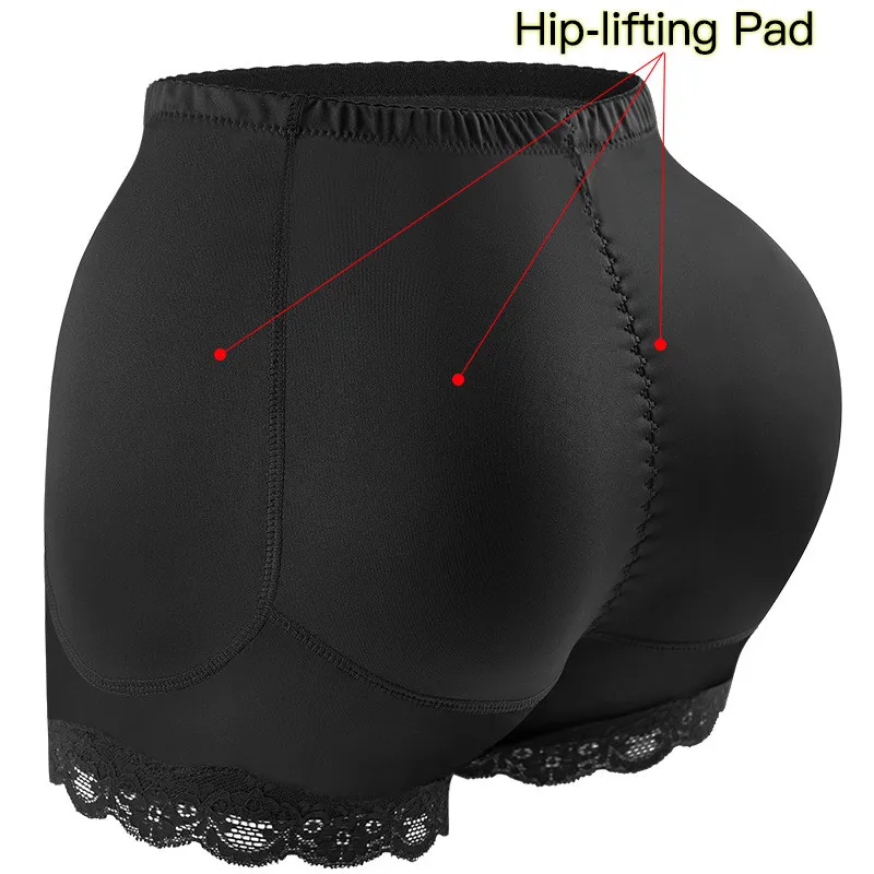 Women 4pcs Pads Enhancers Fake Ass Hip Butt Lifter Shapers Control Panties Padded Slimming Underwear Enhancer Hip Pads Pant target shapewear