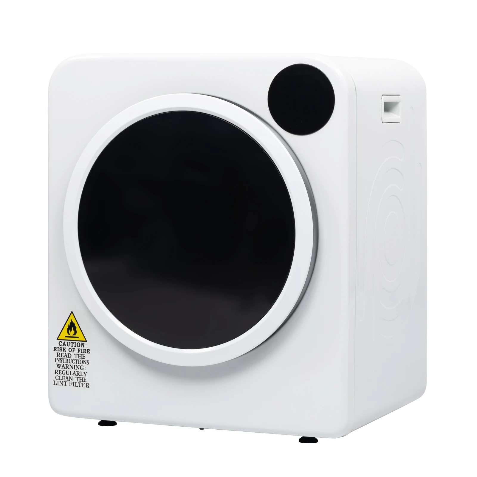 Electric Compact Laundry Clothes Dryer Tumble Dryer Easy Control Panel with LED display for Variety Drying Mode Portable Dryer 6