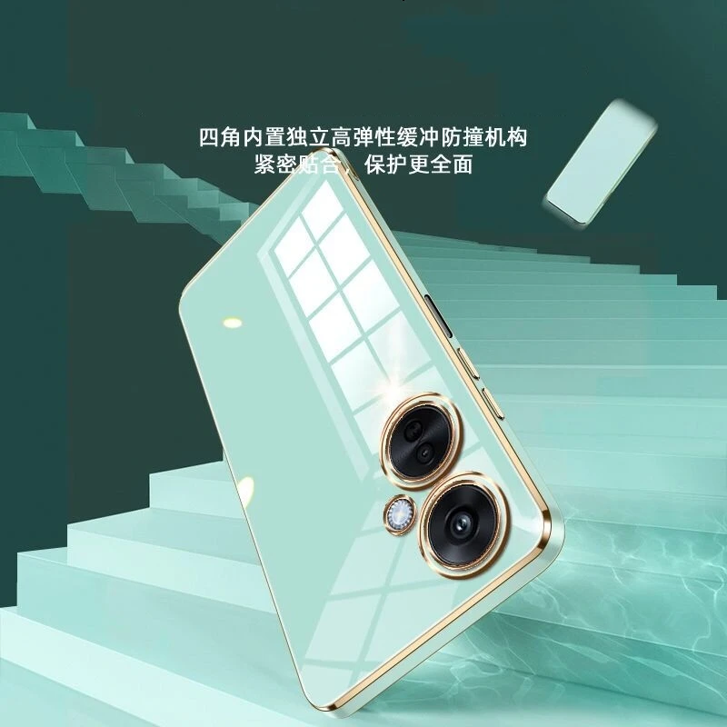 Luxury Soft Silicone Phone Cover - Stylish and Simple Capa Bumper for OnePlus Nord CE 3 Lite