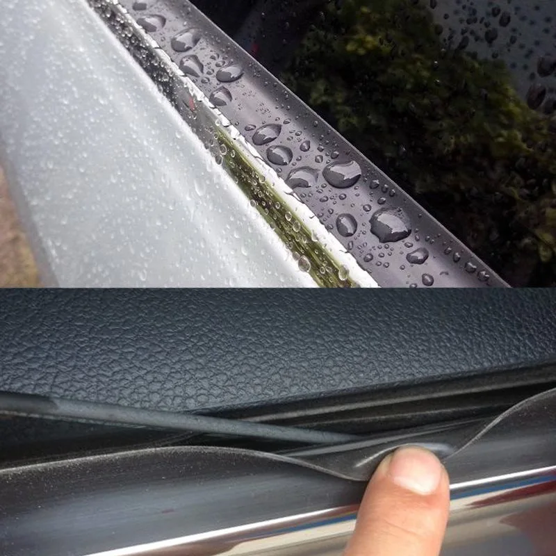 15/20mm Auto Fenster Abdichtung Streifen Wasserdichte Weathers Auto Gummi Seite Fenster Füllstoff Noise Isolierung Gute Externe Zubehör – Detail 17