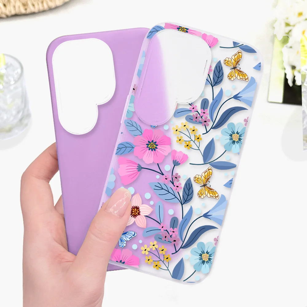 Bright Flowers Candy Colored Phone Case - Vibrant Protective Cover