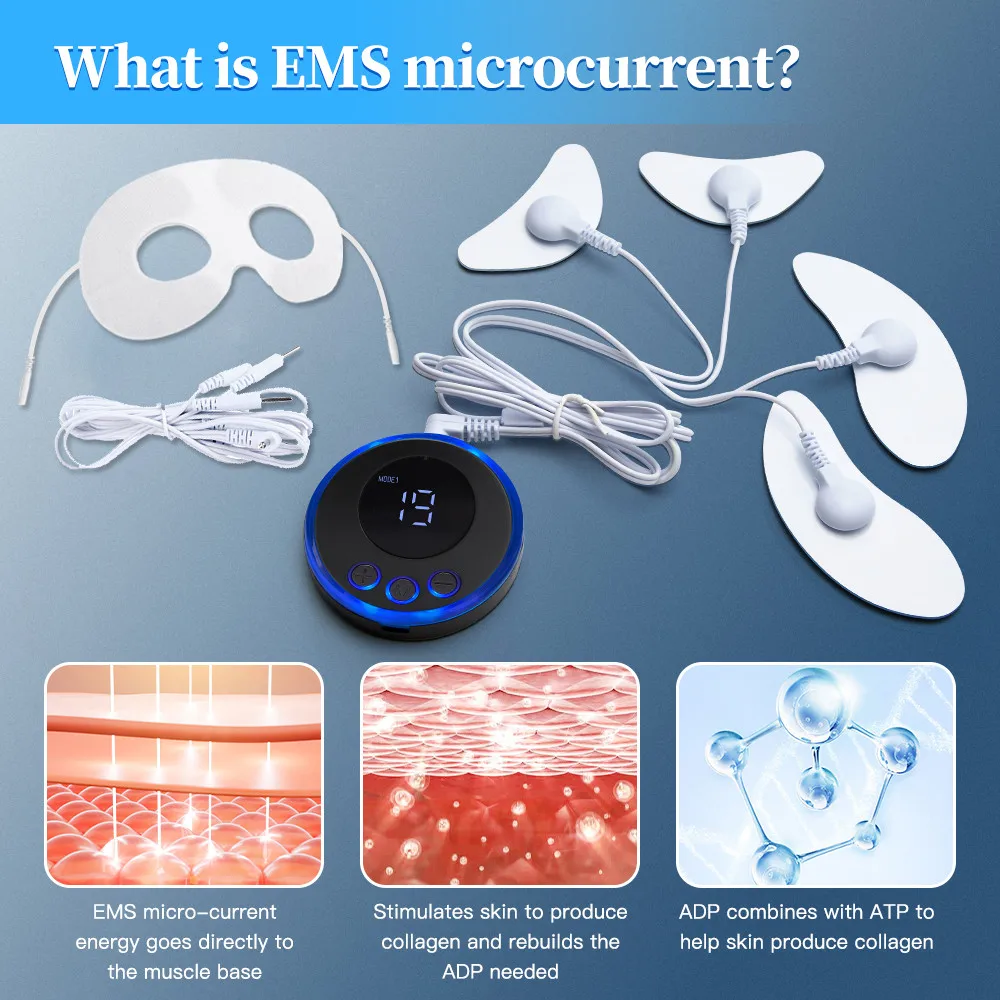 

EMS Eye Massage Instrument Eye Beauty Microcurrent Muscle Stimulator Facial Lift Machine Skin Tighten Anti-Wrinkle Dark Circle