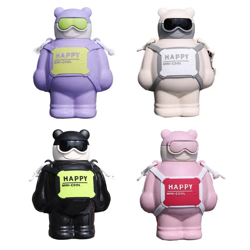 

Straw Insulated Bottle for Kids Cartoon style Large Capacity Travel Bottles Portable Reusable Insulated Water Cup supplies