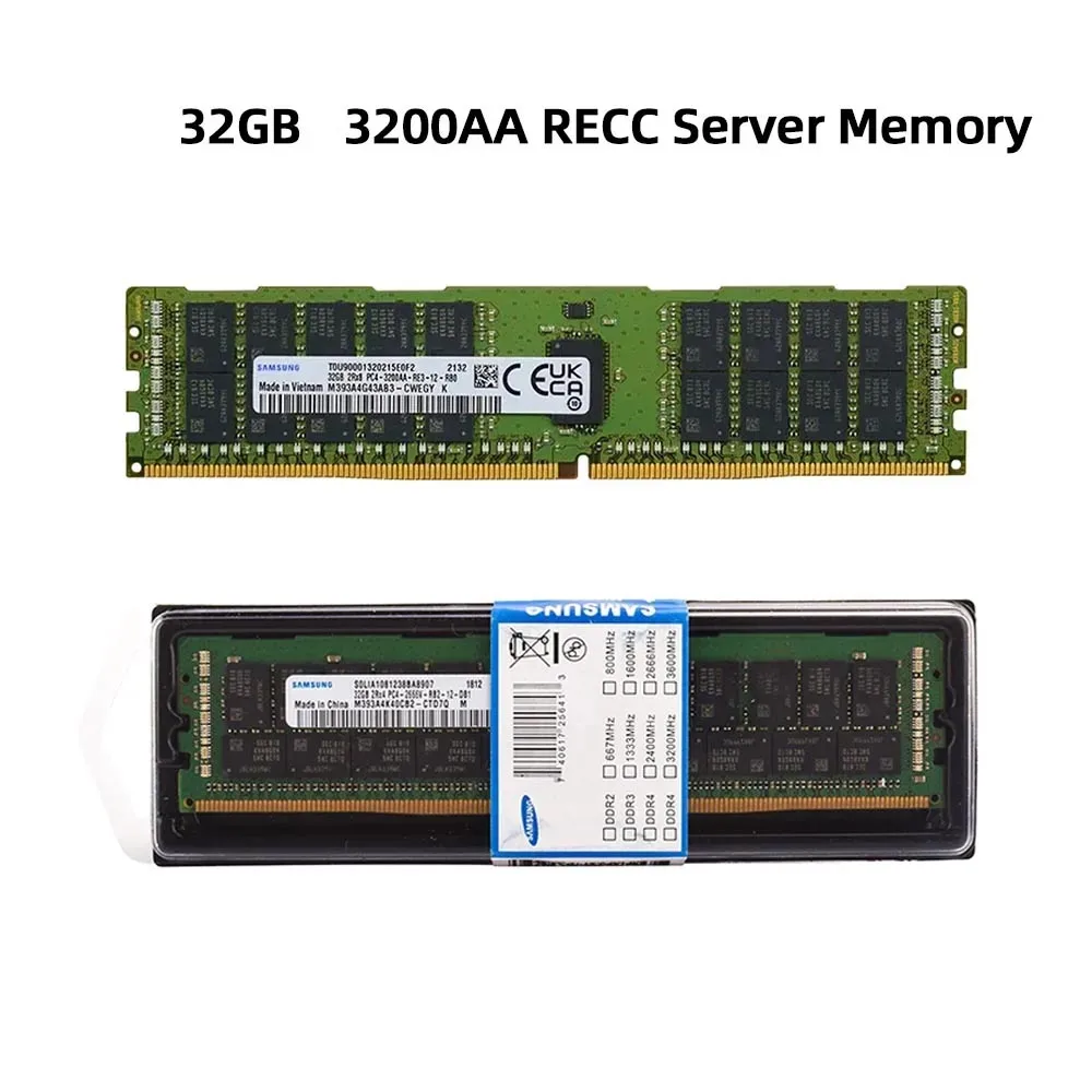 サーバー用メモリSAMSUNG 32GB 8枚セット PC4-3200AA Amazon.co.jp: Samsung 32GB DDR4 3200MHz PC4-25600 (PC4