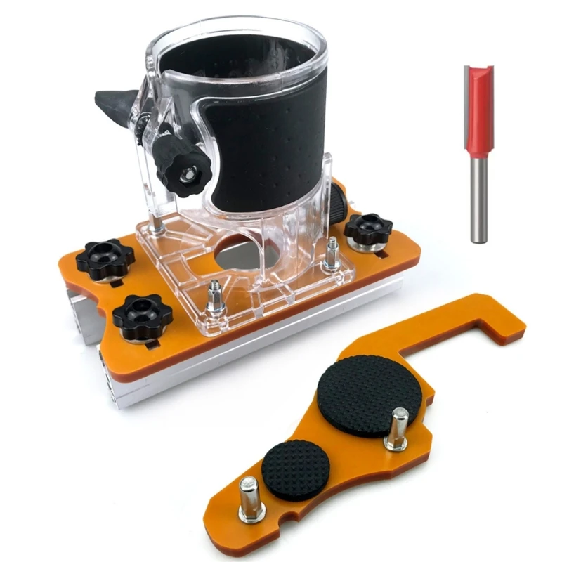 for 65mm Edger 2 in 1 Grooving Bracket Tool Plate Dropship