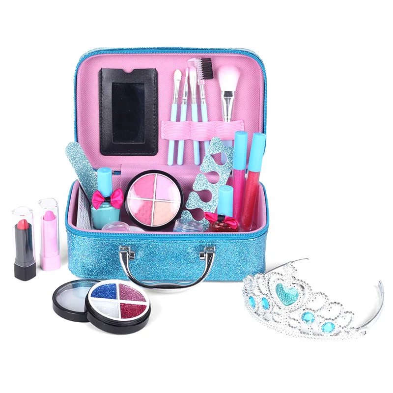 Kids Makeup Kit for Girl Real Washable Makeup Set Toys Little