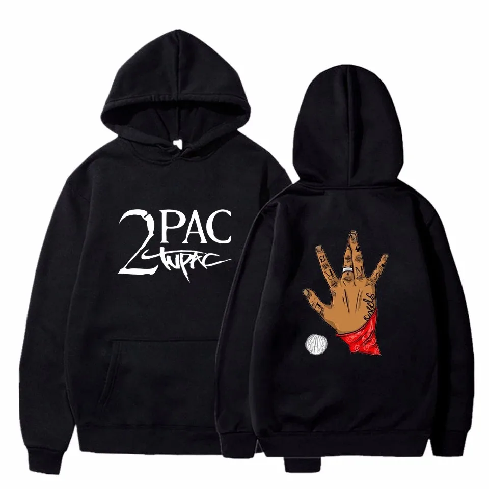 

Gangsta Rap 2Pac Hoodie Men Fashion Coat Casual Hoodies Kids Hip Hop Gangsta 2Pac Tupac Shakur Hoodie Sweatshirt Women Oversized