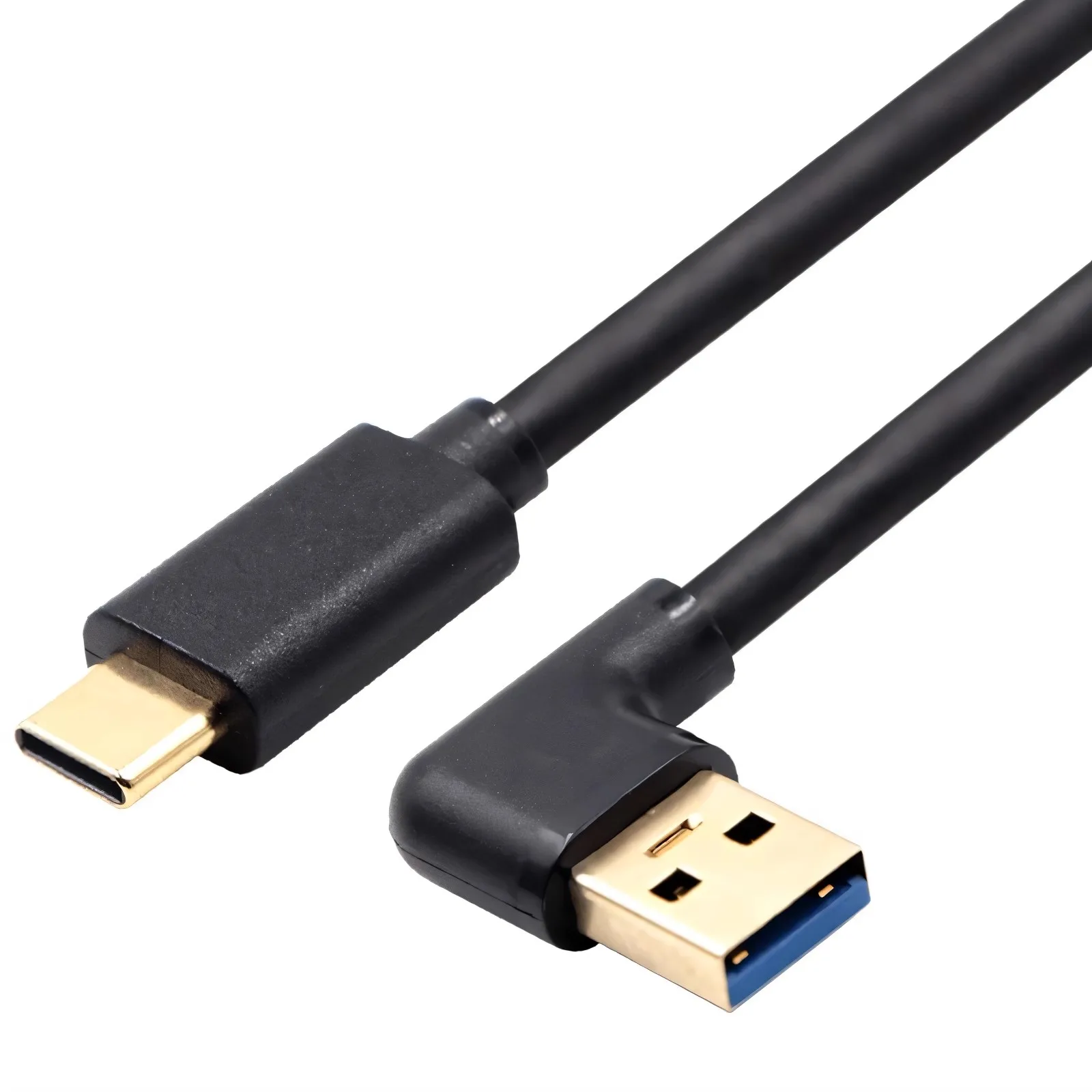 High-Speed USB 3.0 Type A to C Angled Extension Cable