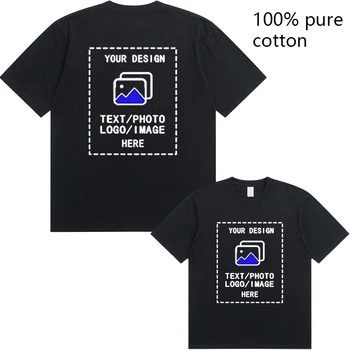 T-Shirt Personalizzate da Uomo Adatte per Riunioni di Squadra, Palestre e Sport Magliette in Cotone a Collo Tondo e Manica Corta