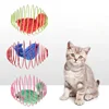 Cat Toy Balls Funny Stretchable Kitten Springs Toys Interactive Caged Rats Rolling Cat Balls Random Color Cat Accessories Pet 1
