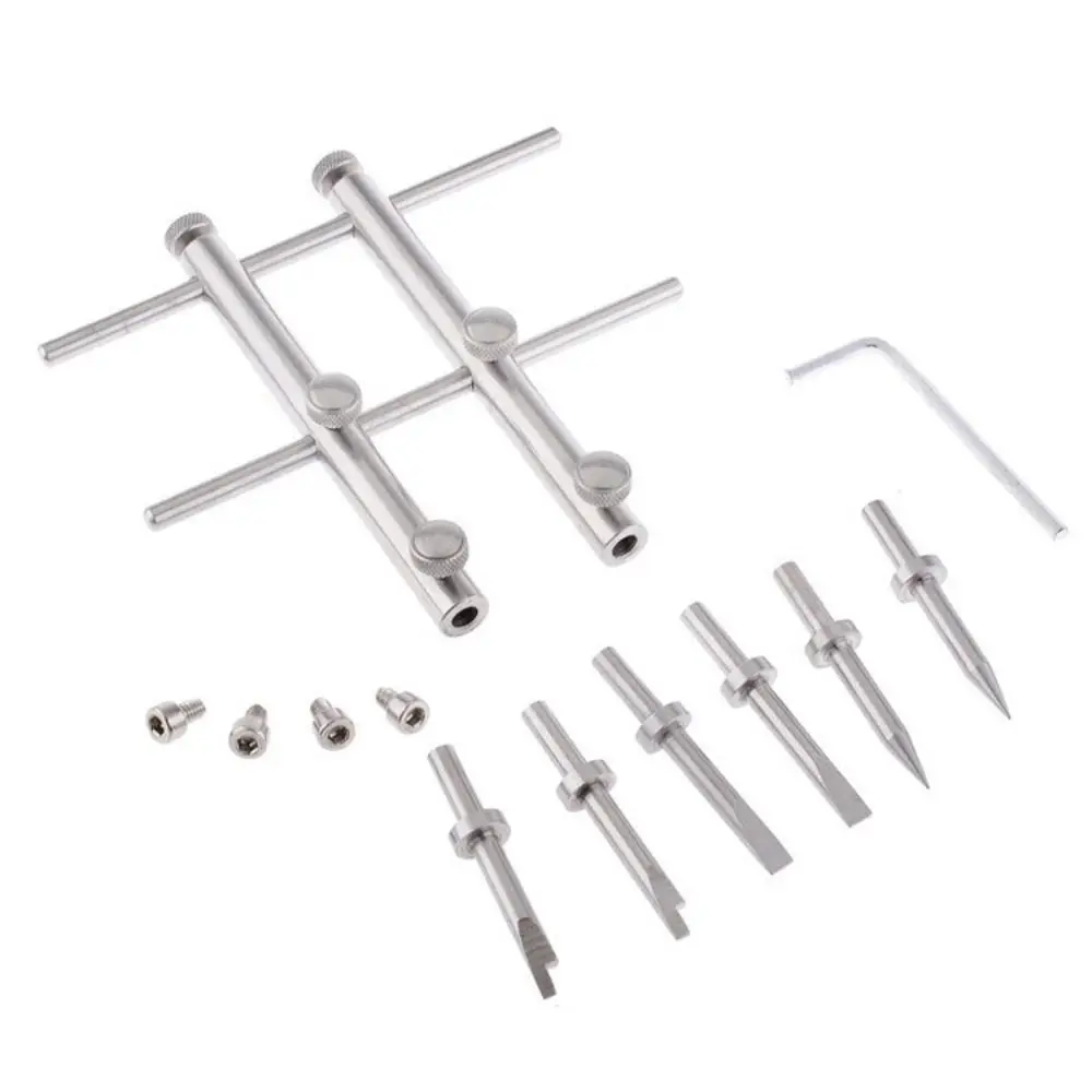 Camera Lens Opening Repair Tool Kit with Adjustable Tips and Precision Wrenches