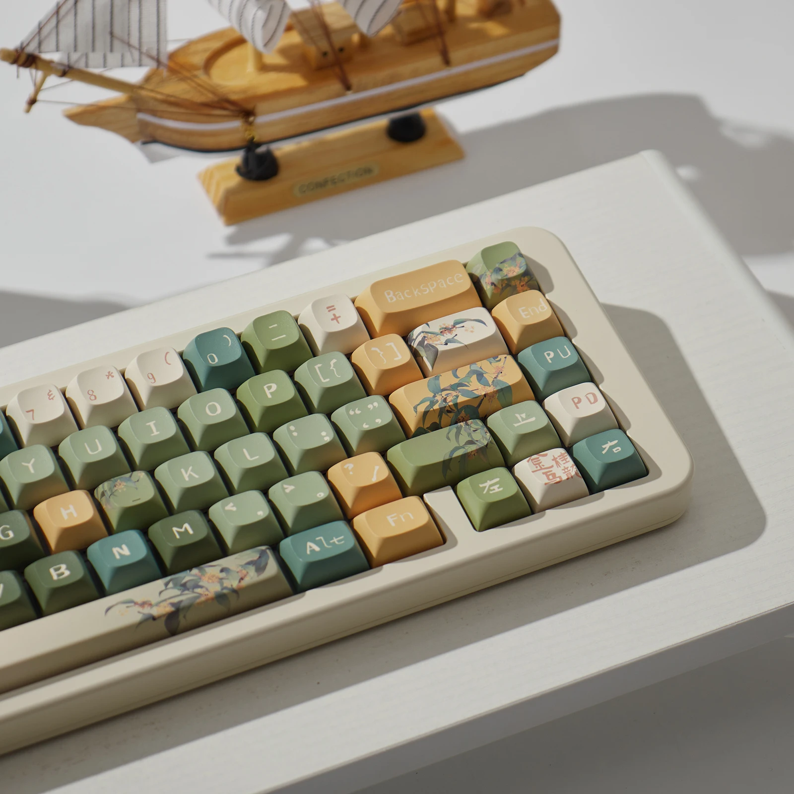 estilo Jingui Oolong, pintura chinesa, cereja PBT,