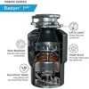 Badger 1 HP Continuous Feed Food Residue Processor Garbage Disposal Power Series Kitchen Appliances Home 2