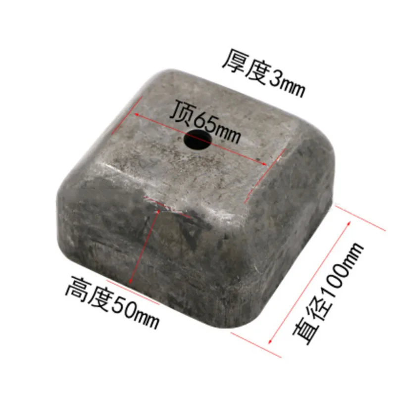 창고 액세서리 사각형 쌓기 발 컵, 100 mm 쌓기 발 그릇, 3mm 두께, 5 개 