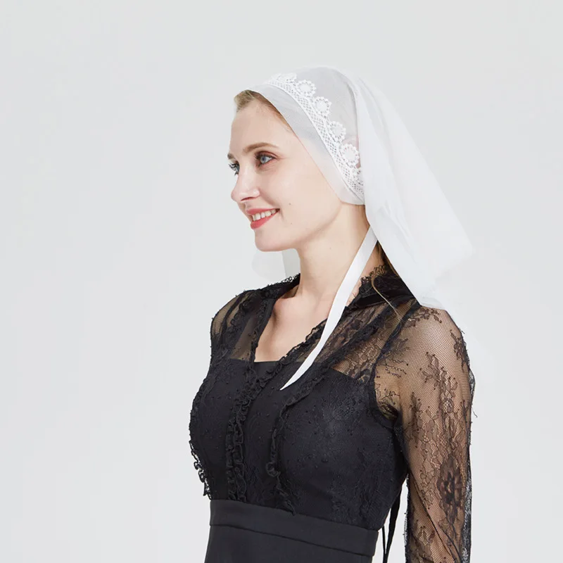 

Popular Fashion Lace Mesh Bridal Headdress Veil