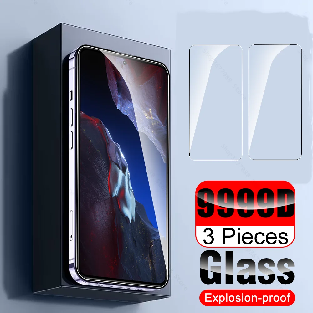 

3 шт., 9999D стекло для Xiaomi Poco F5 Pro 5G 6,67 дюйма, закаленное стекло Poxo Pofo F5Pro F 5 poкоф5 poкофф 5pro, полная защита экрана с клеем