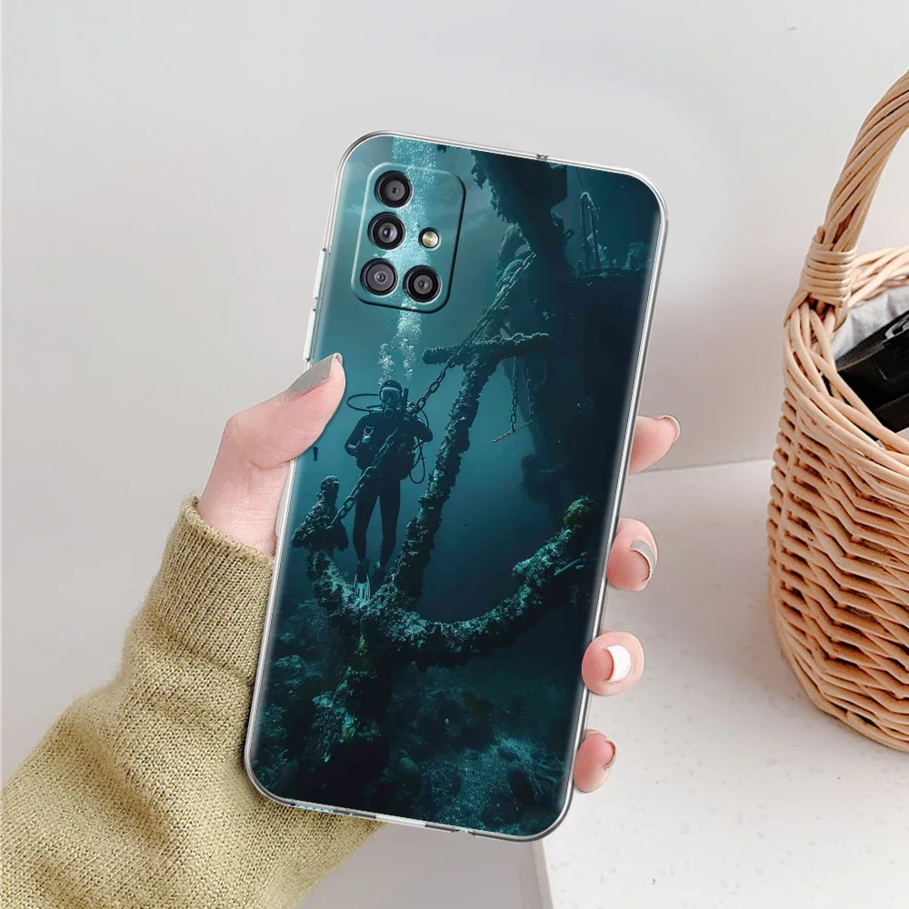 Clear Scuba Diving Protective Phone Case Cover