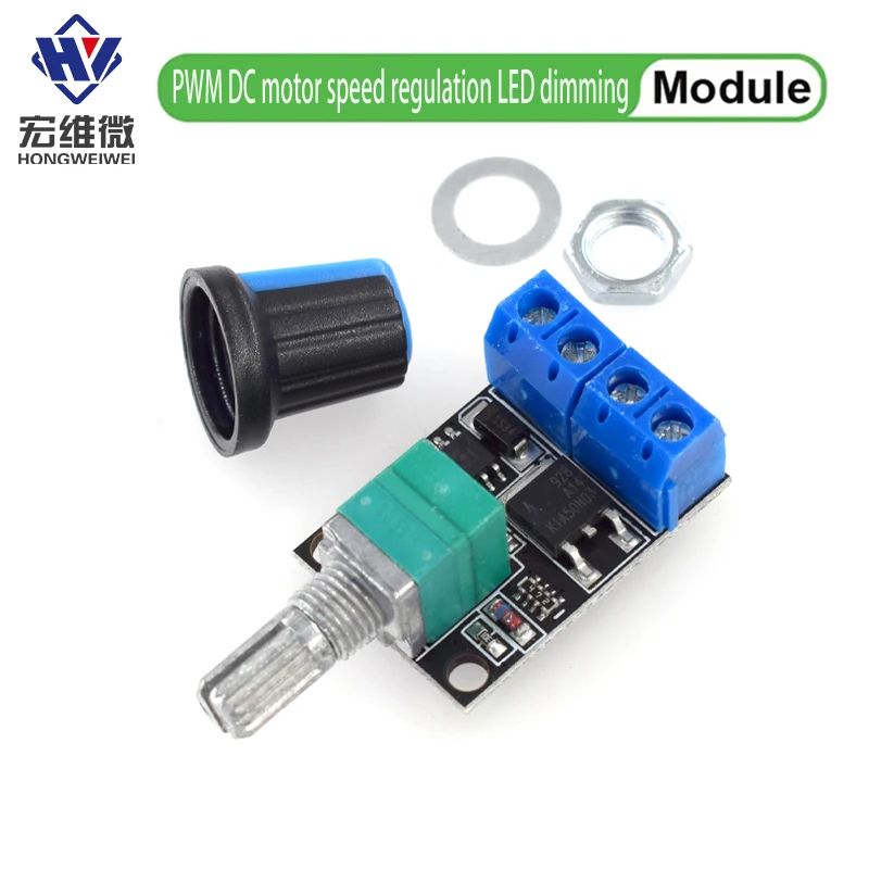 DC Motor Speed Controller 5V 12V 10A Voltage Regulator PWM Stepless Speed Regulator LED Dimmer Power Controller