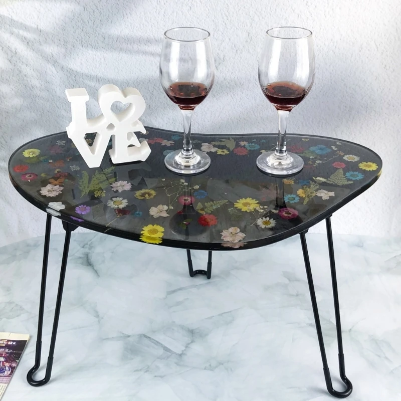 Small Desk Moulds Resin Table Molds Unique Cutting Board Molds Plate Moulds