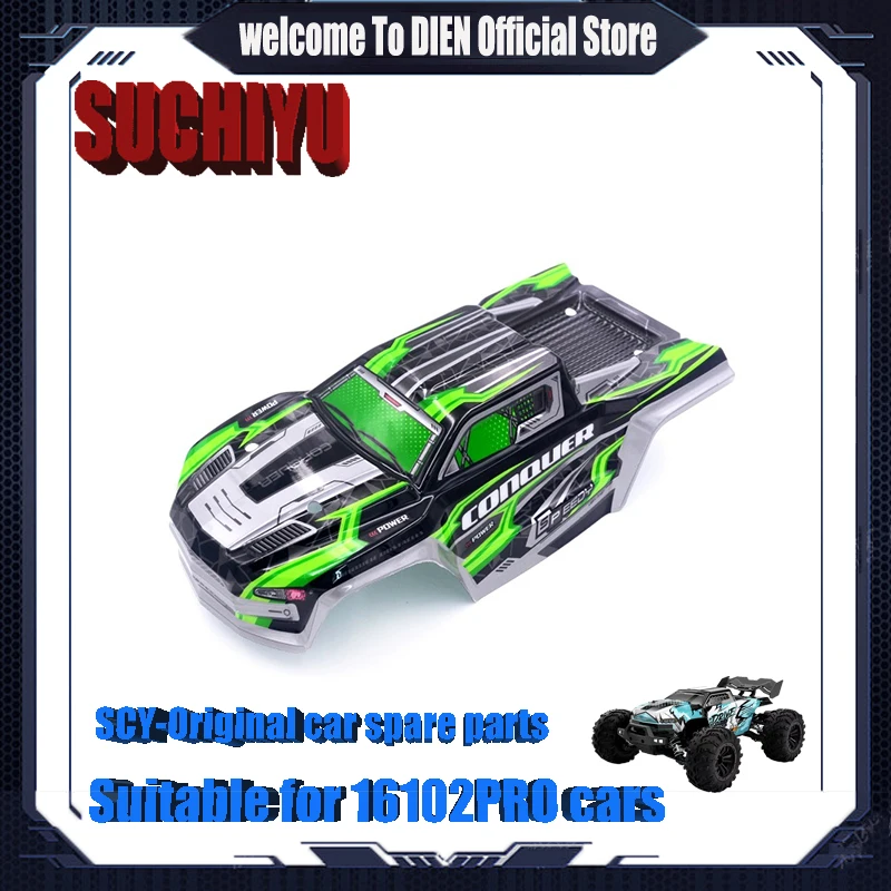

SCY 16102PRO 1/16 RC Car Original Spare Parts 6220 car shell green