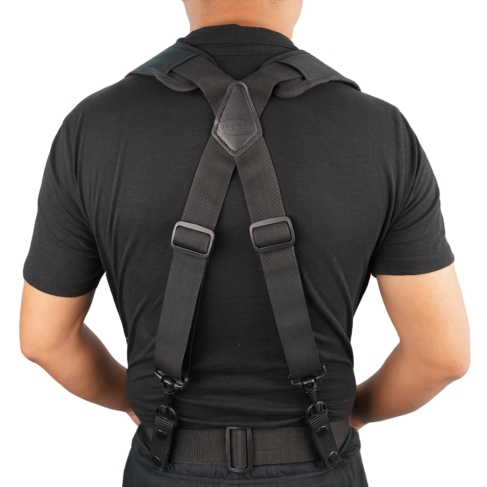 X-Back Suspenders Military Duty Belt Tactical Harness Strap Back