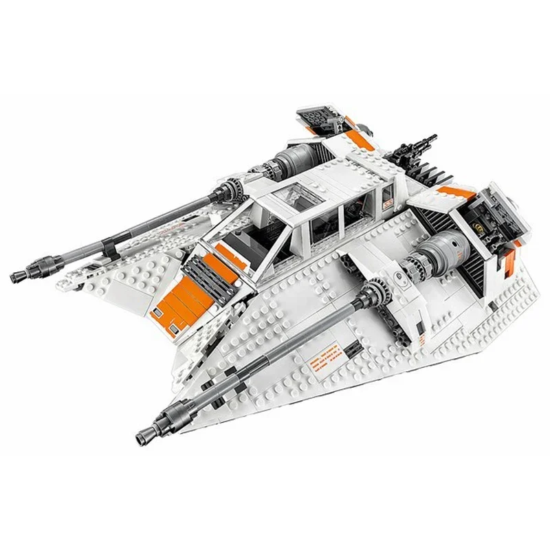 Miniso 디즈니 UCS 시리즈 스타 스노우스피더 빌딩 블록, 홈 데코 75144, 재현된 블록, 친구 선물, 1703 PCs
