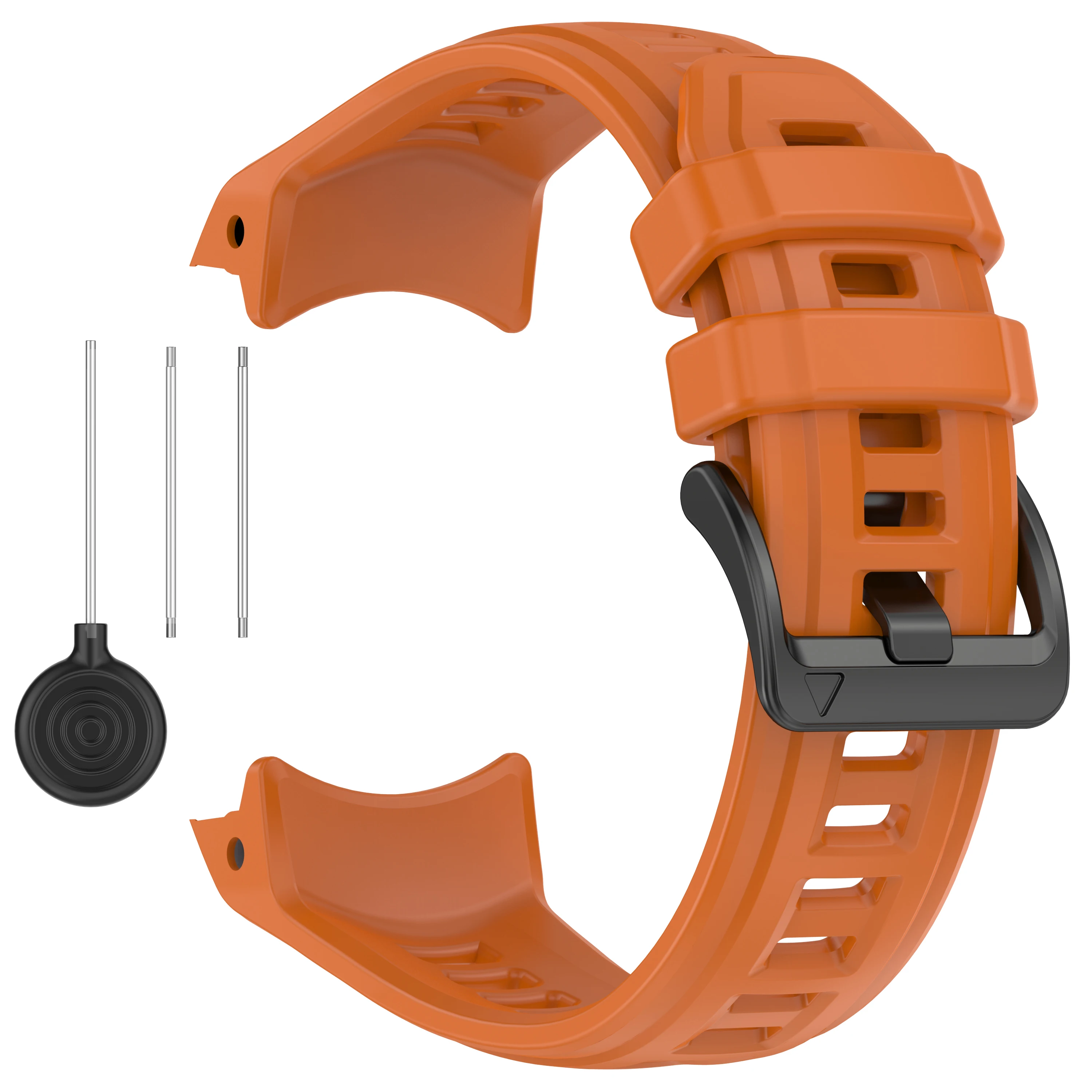 Breathable Sporty Silicone Loop Watch Strap - 22/26MM